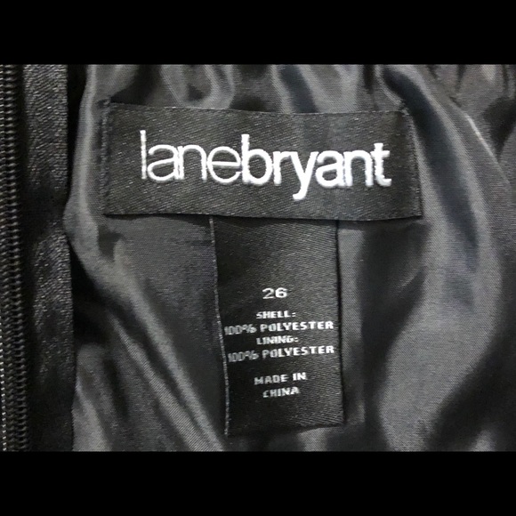 Lane Bryant Black Skirt Size Plus 26 Sequin embellished Decor - Picture 7 of 8